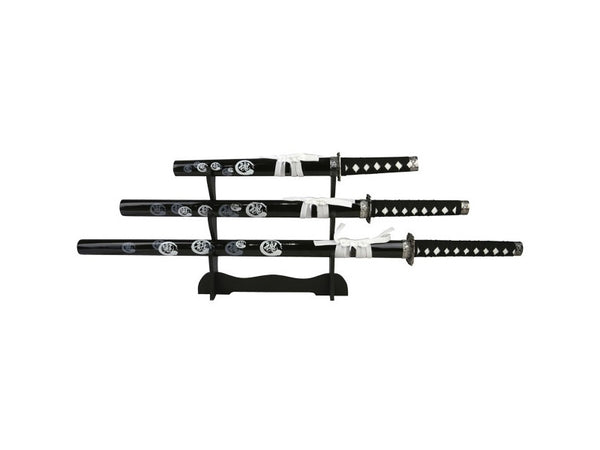Triple Samurai Sword Set TL10219-BK
