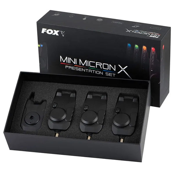 Fox Mini Micron X Fishing Bite Alarm Set