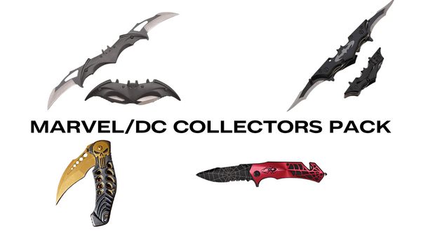 Marvel / DC Collectors Knife Set 4 for the price of 3 deal.