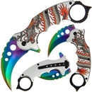 Lock Knife 3D Dragon - 3D Dragon Emblem with SS Handle