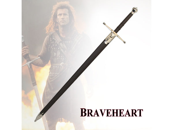 Braveheart Sword With Scabbard Single Straight