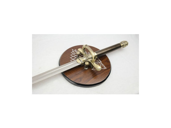 Arya Needle Sword with Display Wall Plaque Single Straight