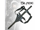 Blade Sword With Back Straps Single Straight