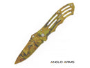 Lock Knife In Camo With Nylon Case