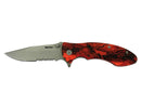 Orange Camo Lock Knife