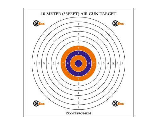 SMK Air Gun Target - 10m (33ft) - 17cm