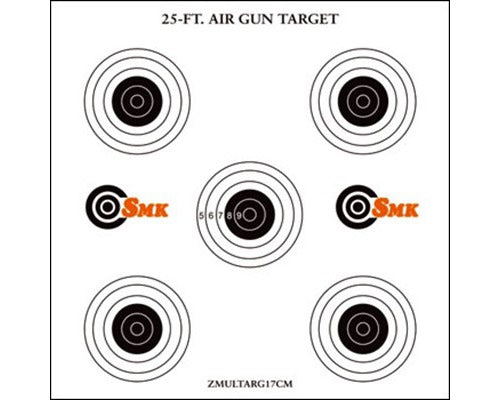 SMK Air Gun Target - 25ft - 17cm