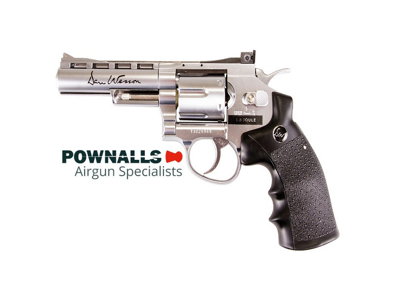 ASG Dan Wesson Revolver Silver 4" 6mm